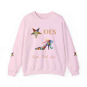 OES Sweatshirt - Faith Truth & Love with The Colorful Eastern Star - Bricks Masons