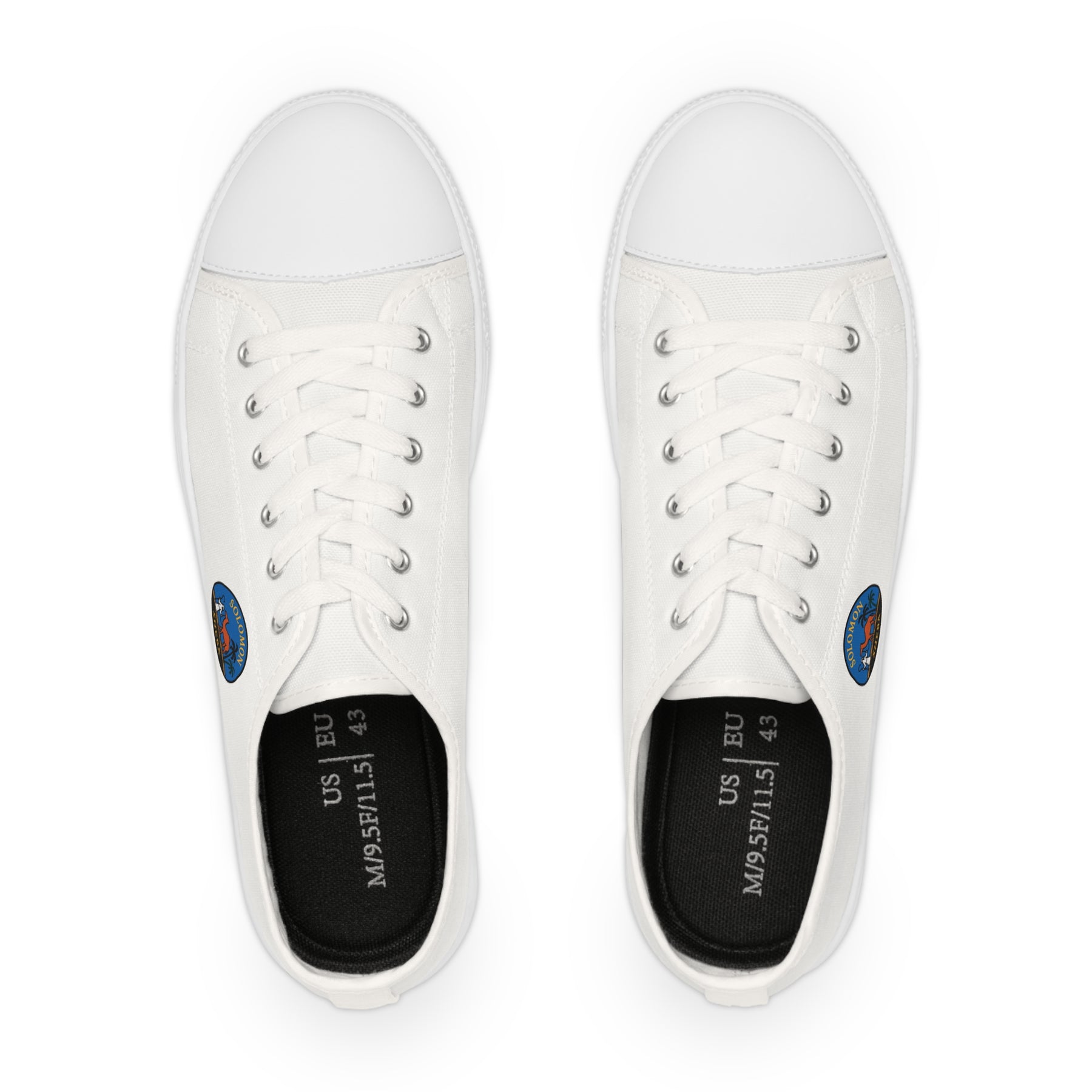 Queen of the South Sneaker - Low Top Sneaker Black & White - Bricks Masons