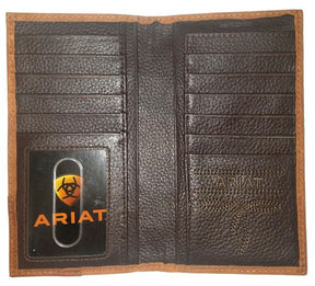 Master Mason Blue Lodge Wallet - Customizable Long Gator Print Leather