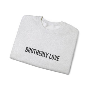 Master Mason Blue Lodge Sweatshirt - Brotherly Love Front & Sleeves Embroidery - Bricks Masons