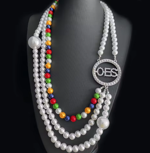 OES Necklace - Handmade 3-layer Beads