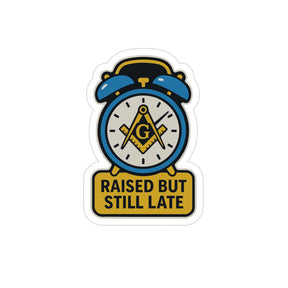 Master Mason Blue Lodge Sticker Decal - Outdoor Die-Cut - Bricks Masons