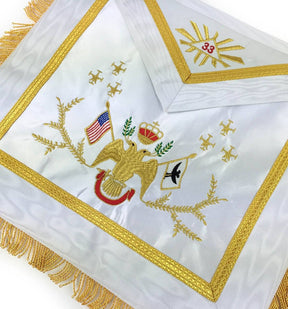 33rd Degree Scottish Rite Regalia Set - Machine Embroidery - Bricks Masons