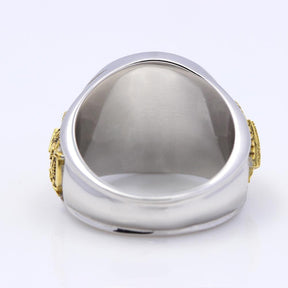 33rd Degree Scottish Rite Ring - Ancient Free And Accepted Masons Sterling Silver - Bricks Masons