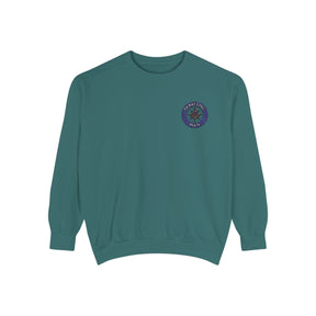Master Mason Blue Lodge Sweatshirt - Embroidered Emblem Traveling Man - Bricks Masons