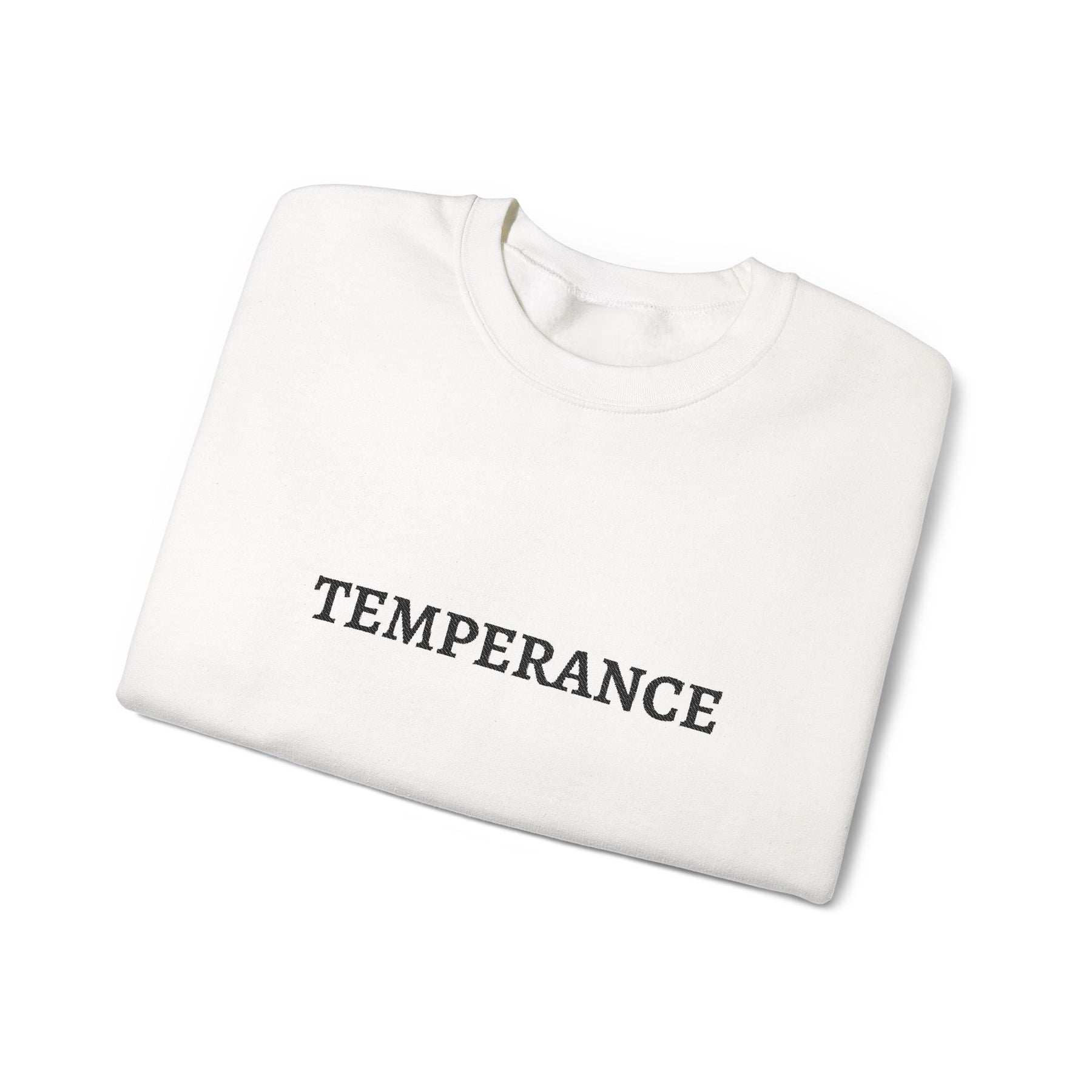 Entered Apprentice Blue Lodge Sweatshirt - Temperance Front & Sleeves Embroidery - Bricks Masons