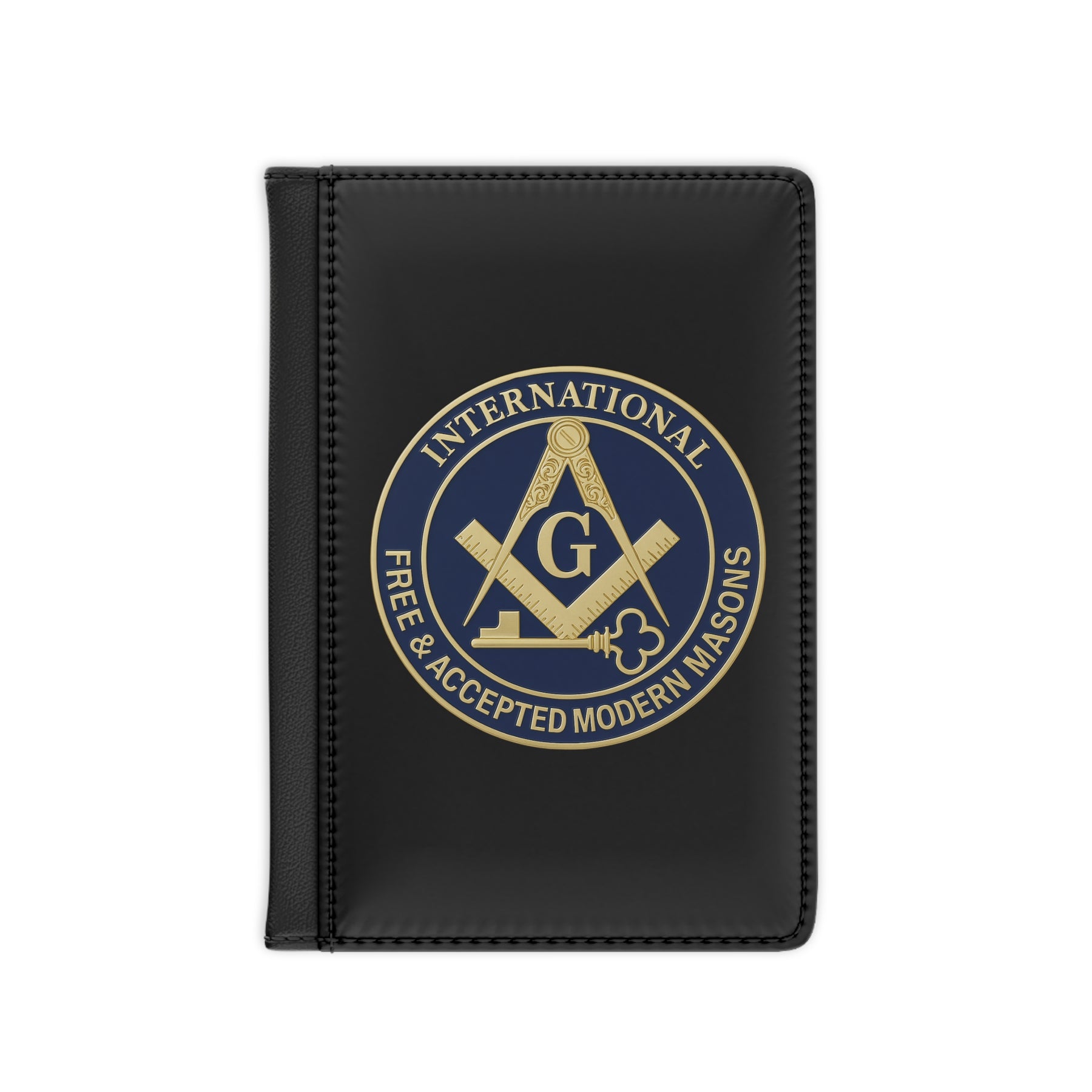 International Masons Passport Cover - Free & Accepted Masons PU Leather - Bricks Masons
