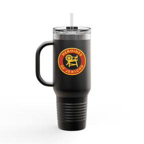 Heroines of Jericho Ringneck Tumbler - Red & Yellow Stainless Steel & Insulated - Bricks Masons