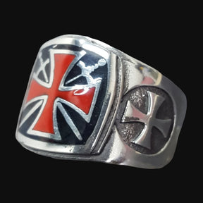 Templar Cross Ring in Silver 1.6 x 1.6 cm 18 g Art 425 - Bricks Masons