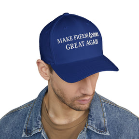 Master Mason Blue Lodge Baseball Cap - Embroidered Make Freemasonry Great Again - Bricks Masons