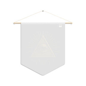 Eye of Providence Pennant - Radiant Triangle with All-Seeing Eye - Bricks Masons
