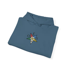 OES Hoodie - Soft Cotton Poly Blend Embroidered Chest - Bricks Masons