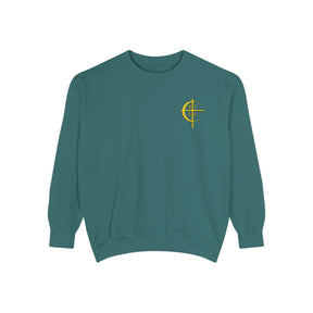 Council of Crusaders Sweatshirt - Embroidered Crusader Cross Chest Crest - Bricks Masons