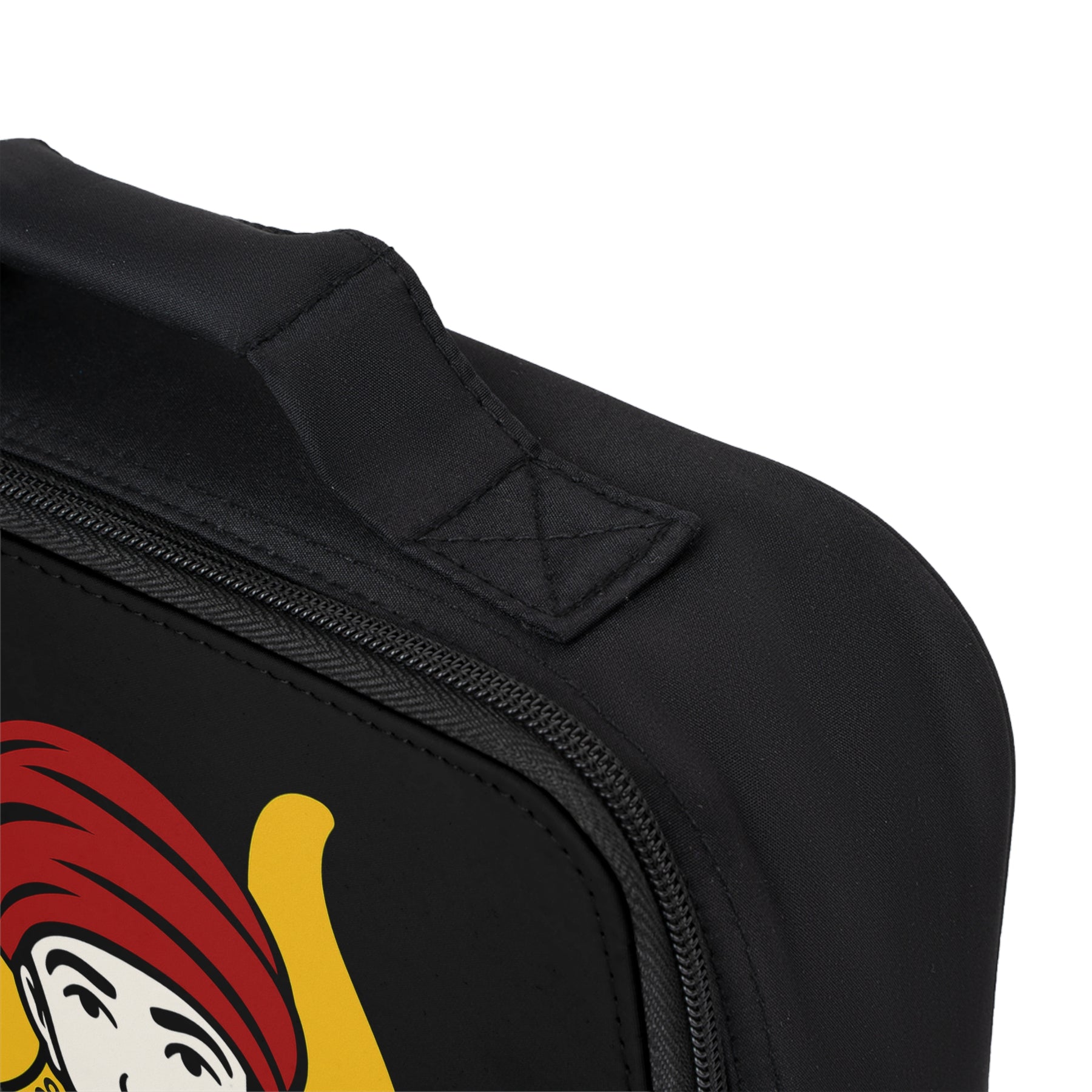 GROTTO Lunch Bag - Black Fully Insulated Zipper Closure - Bricks Masons