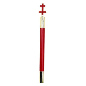 Preceptor Knights Templar English Regulation Baton - Red Color