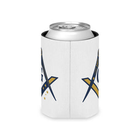 Master Mason Blue Lodge Australia Jurisdiction Can Cooler - S&C G Australia Flag - Bricks Masons