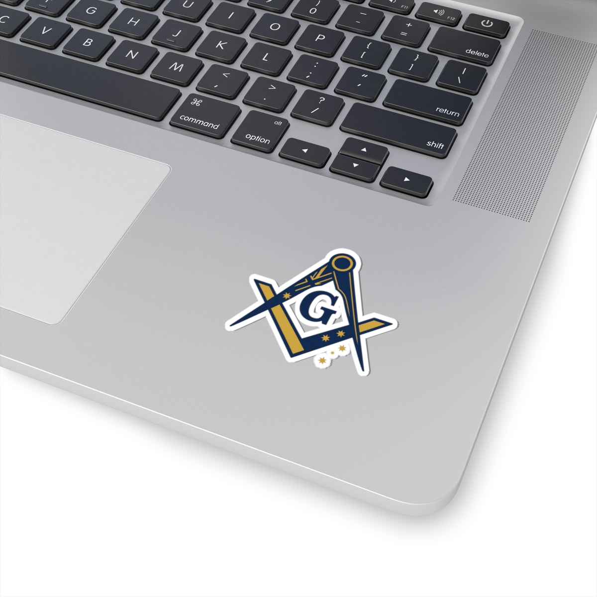 Master Mason Blue Lodge Australia Jurisdiction Sticker Decal - Kiss-Cut Mason Square & Compass G - Bricks Masons