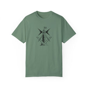 Master Mason Craft T-Shirt - United Kingdom Beacon of Brotherhood - Bricks Masons