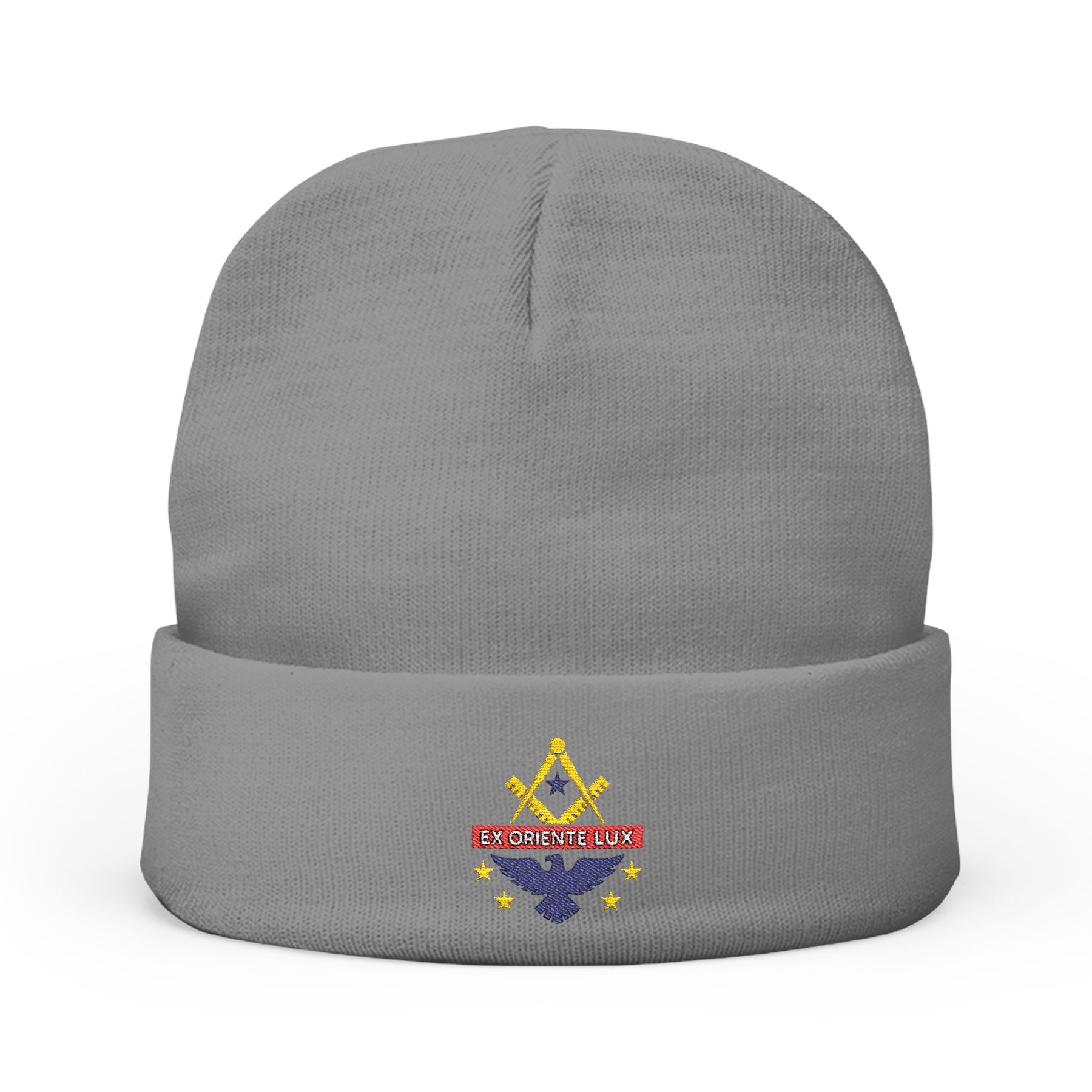 National Sojourners Beanie - Knit Embroidery Emblem - Bricks Masons