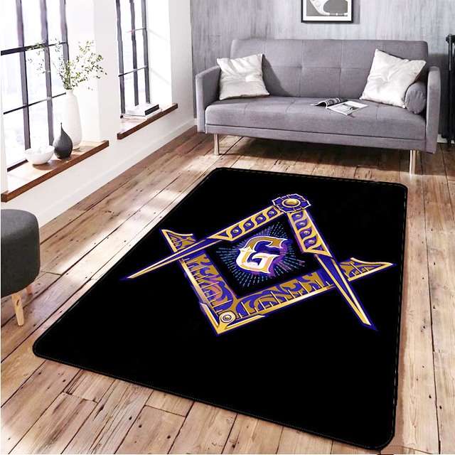 Masonic Rug - Various Designs & Colors - Bricks Masons