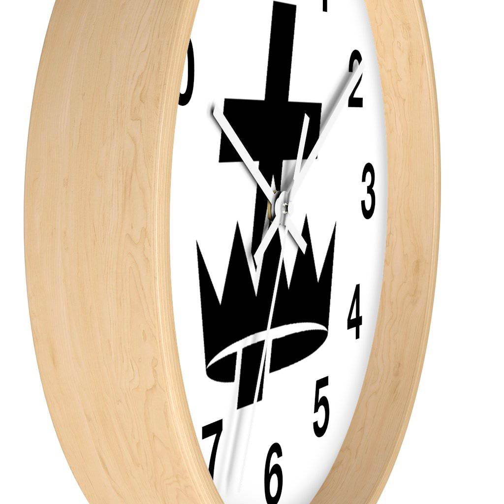 Knights Templar Commandery Clock - Wooden Frame