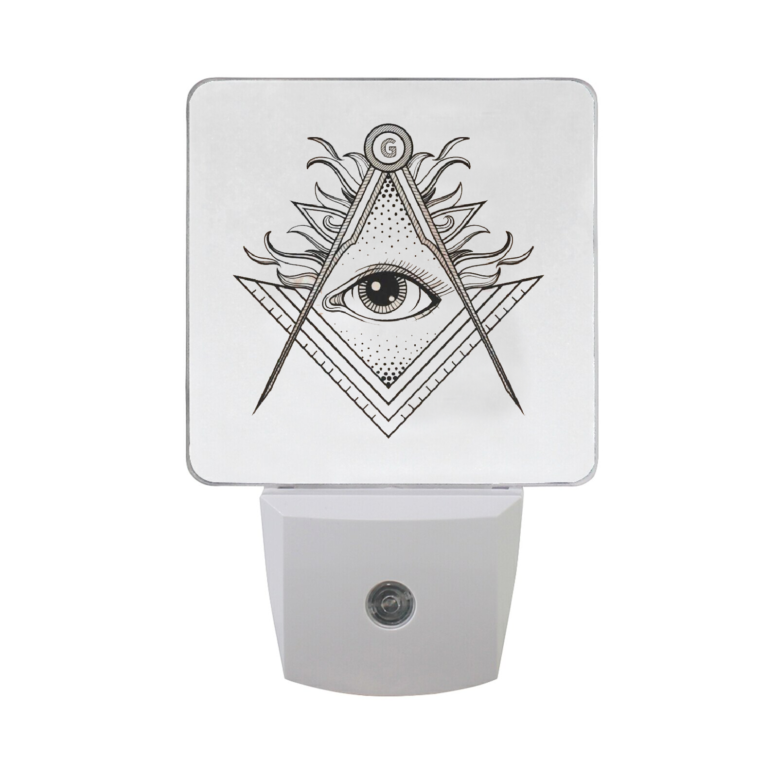 Master Mason Blue Lodge LED Sign - 2 Pieces Plug-in