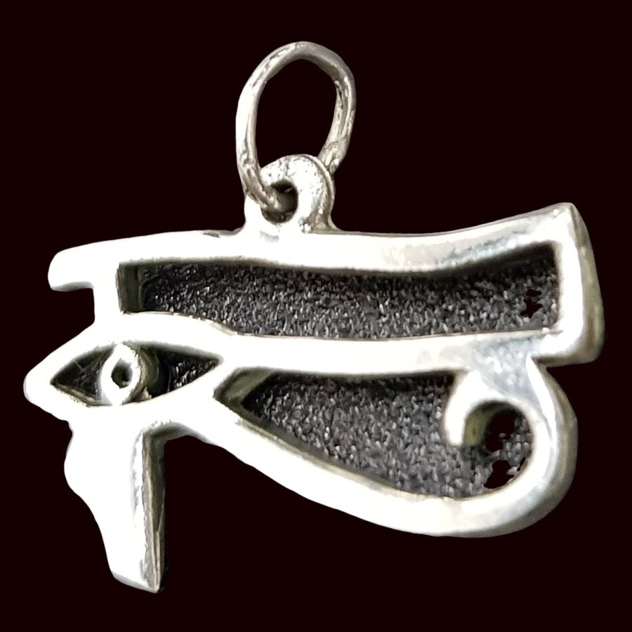 Egyptian Eye of Horus Pendant in Silver 2 x 1 cm 2 g Art 612 - Bricks Masons