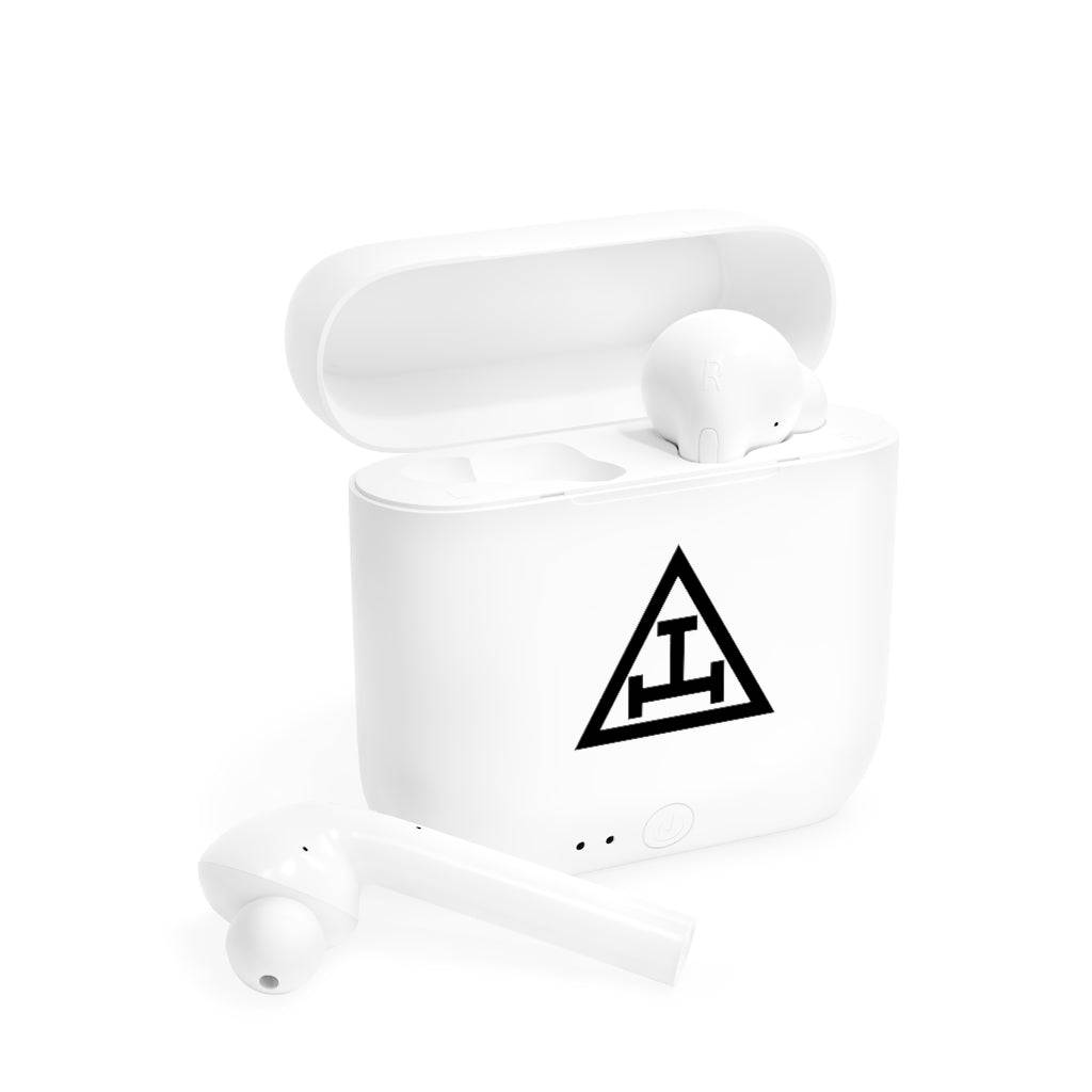 Royal Arch Chapter Earbud - White