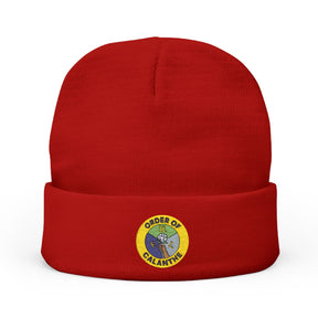 Order of Calanthe Beanie - Knit Embroidery Emblem - Bricks Masons