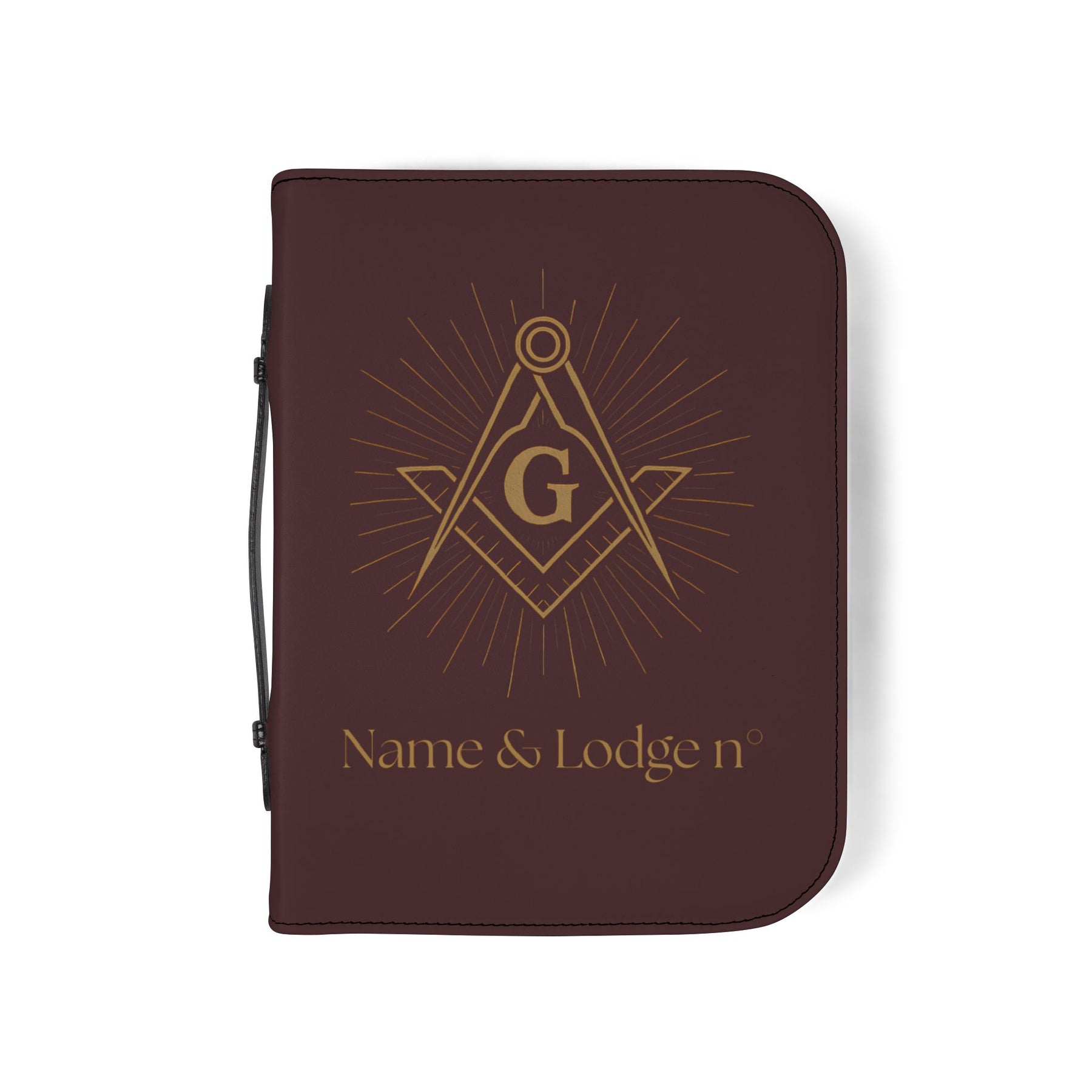 Master Mason Blue Lodge Bible Cover - Customizable Square & Compass G Various Sizes - Bricks Masons