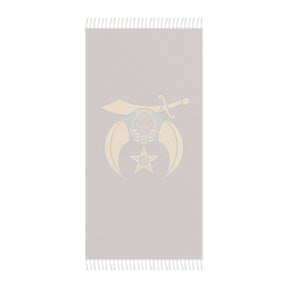 Daughters of Sphinx Towel - Maroon Polyester With Knotted Tassels - Bricks Masons