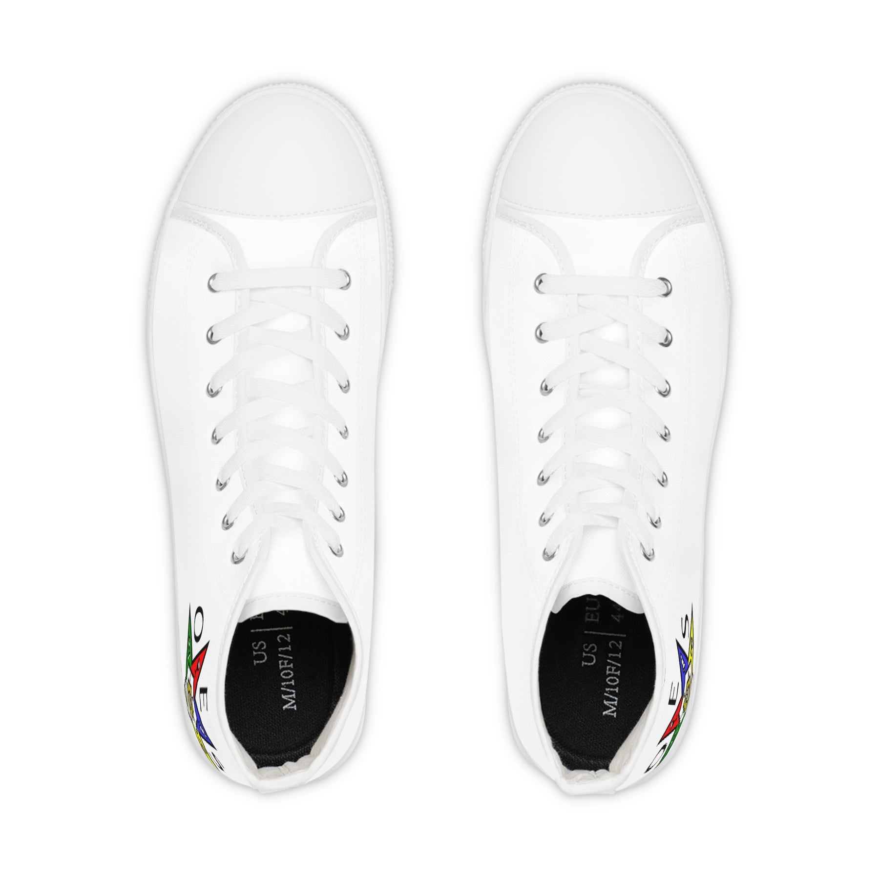 OES Sneaker - High Top Black & White Sole OES Star - Bricks Masons