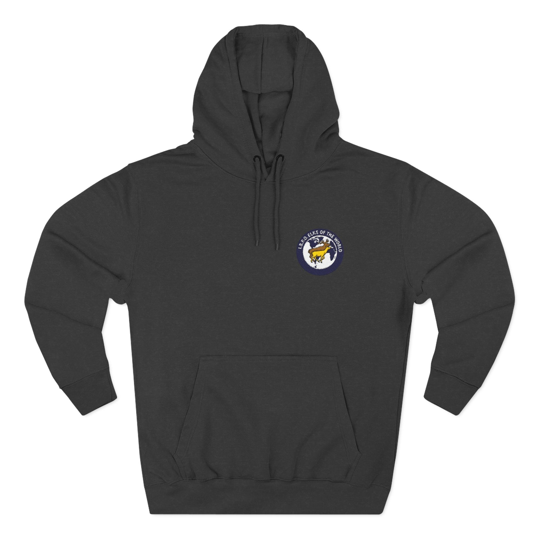 Elks of the World Hoodie - Embroidered Front Design - Bricks Masons