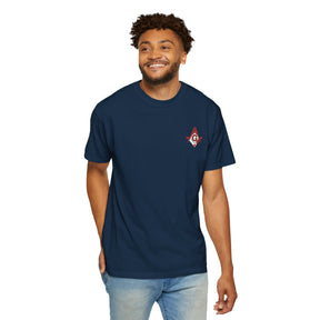 Master Mason Blue Lodge Canada Jurisdiction T-Shirt - Garment-Dyed Tee Various Colors - Bricks Masons