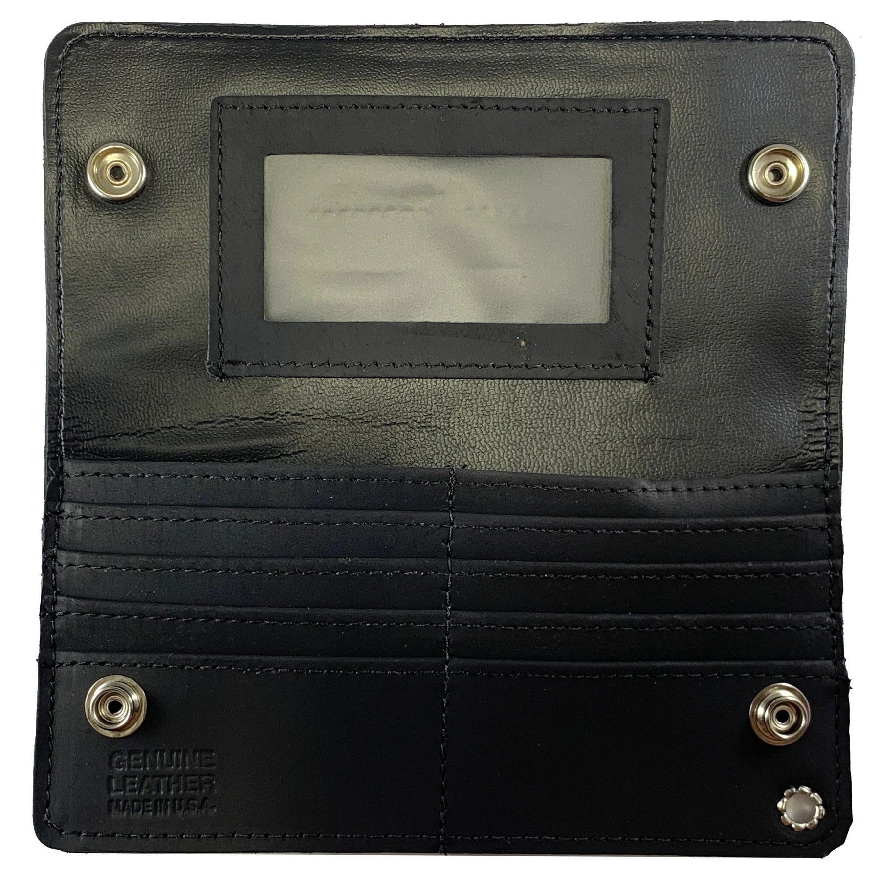 Widows Sons Wallet - Long Black Color with Chain
