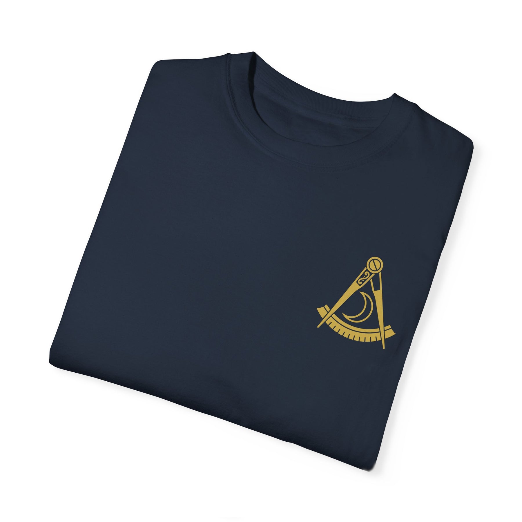 District Deputy Grand Master Blue Lodge T-Shirt - Garment-Dyed Tee - Bricks Masons