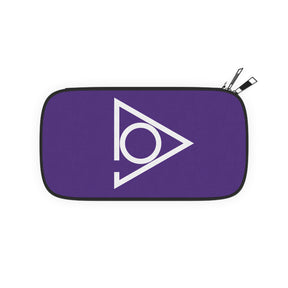 LOCOP Passport Wallet -  Purple With Shoulder & Wrist Strap - Bricks Masons