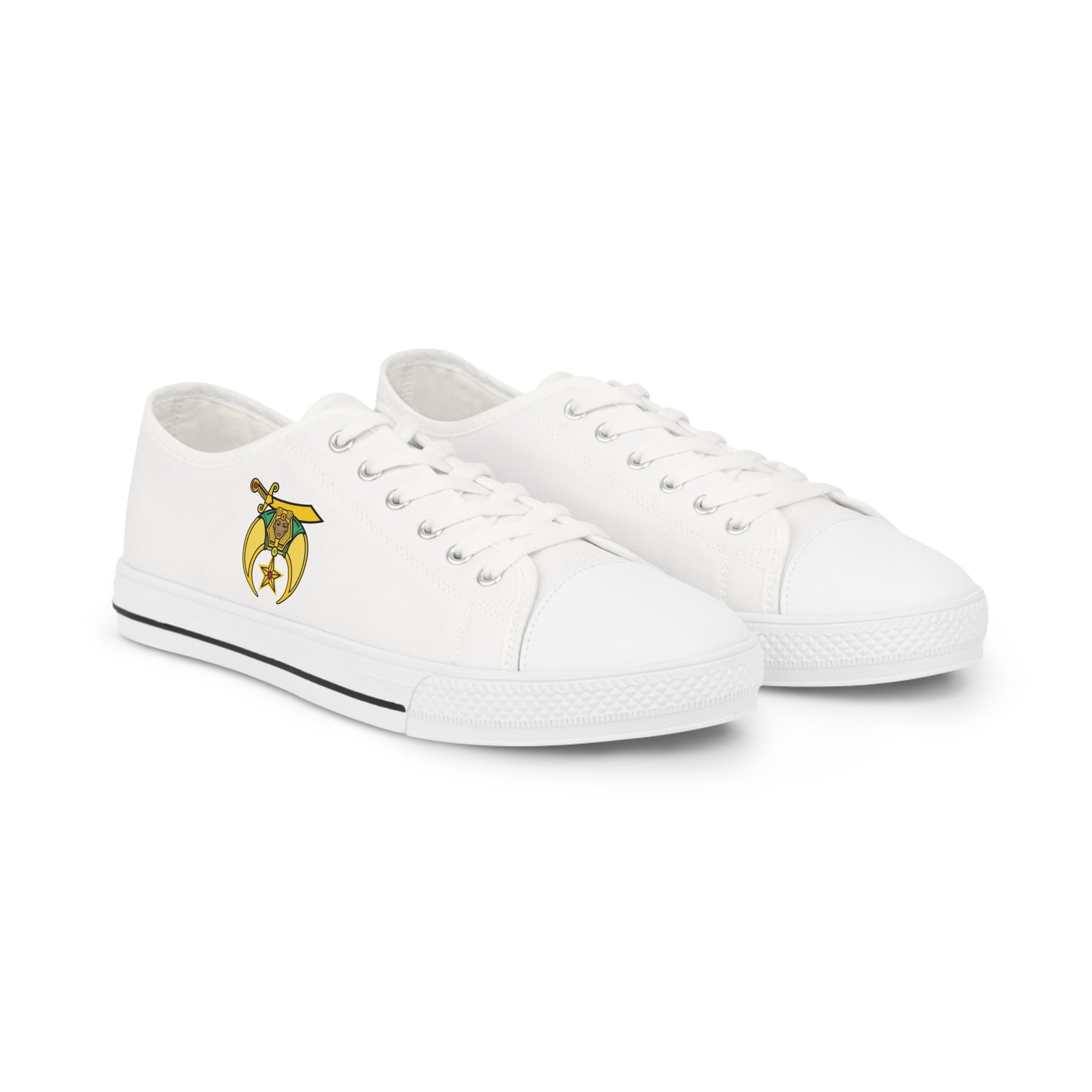 Daughters of Sphinx Sneaker - Low Top Sneaker Black & White - Bricks Masons