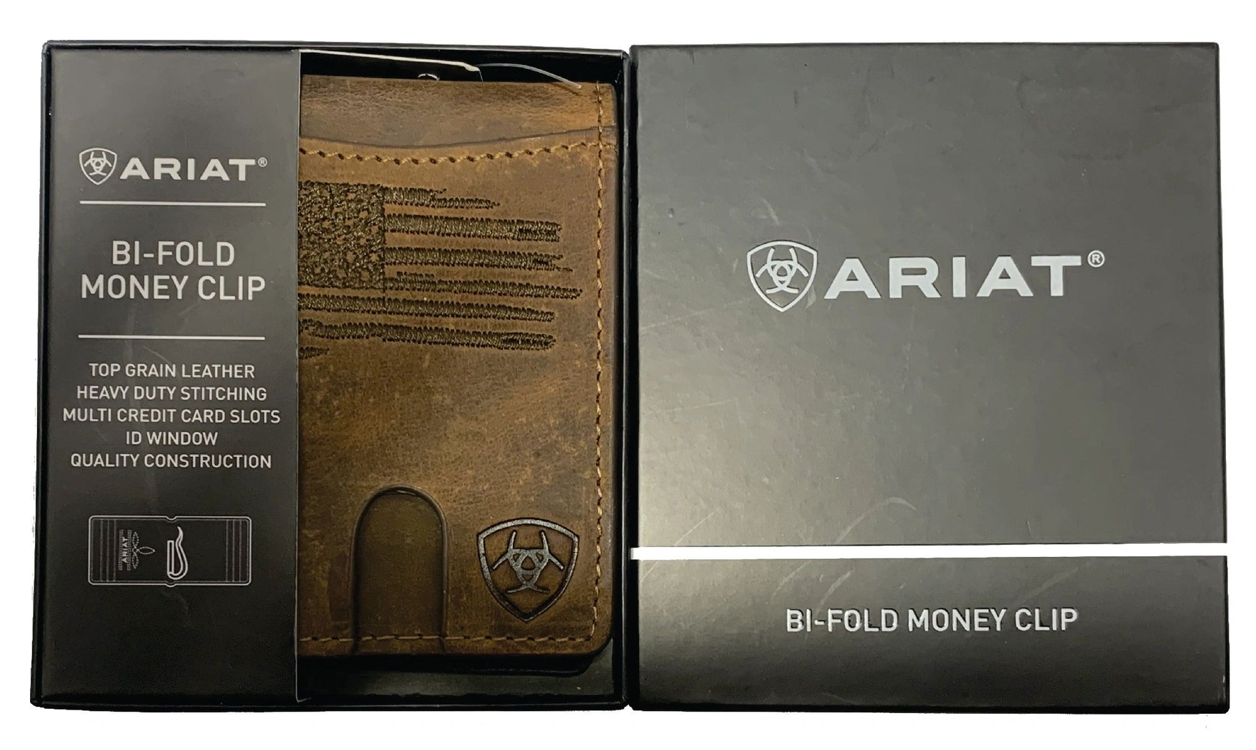 Widows Sons Wallet - Ariat Faded Flag Front Pocket