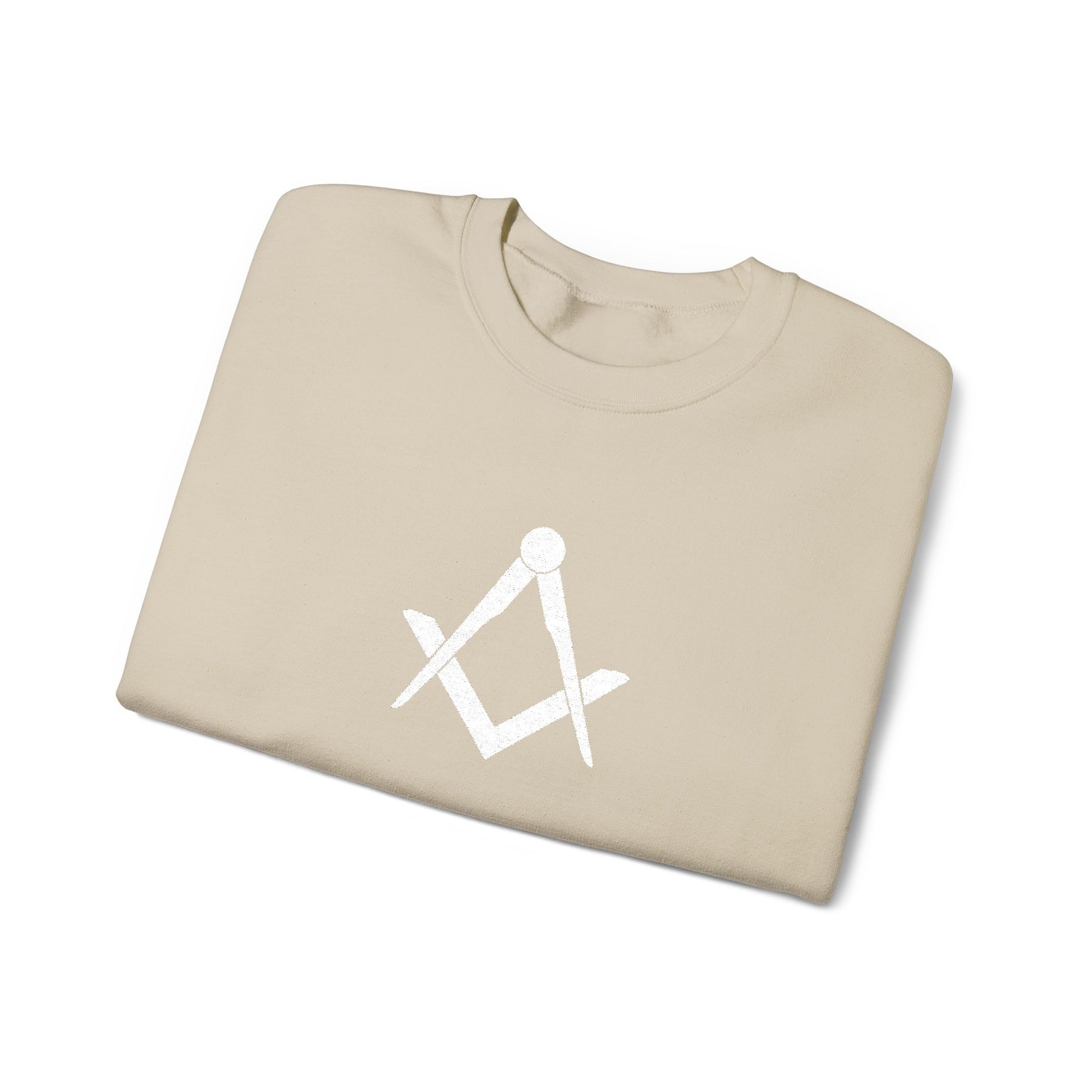 Master Mason Blue Lodge Sweatshirt - Crewneck Square & Compass Embroidery - Bricks Masons