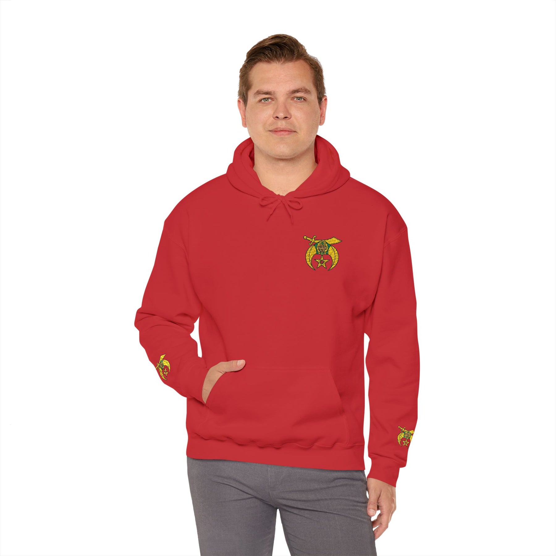 Daughters of Sphinx Hoodie - Soft Cotton Poly Blend - Bricks Masons