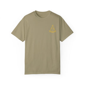 District Deputy Grand Master Blue Lodge T-Shirt - Garment-Dyed Tee - Bricks Masons