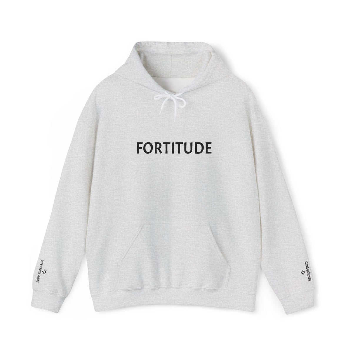 Entered Apprentice Blue Lodge Hoodie - Fortitude Front & Sleeves Embroidery - Bricks Masons
