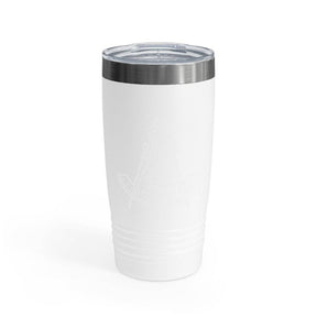 Past Master Blue Lodge Ringneck Tumbler - 20oz Various Colors - Bricks Masons