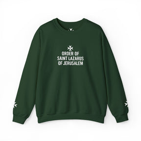 Order of Saint Lazarus Sweatshirt - Crewneck Signature Stitch - Bricks Masons