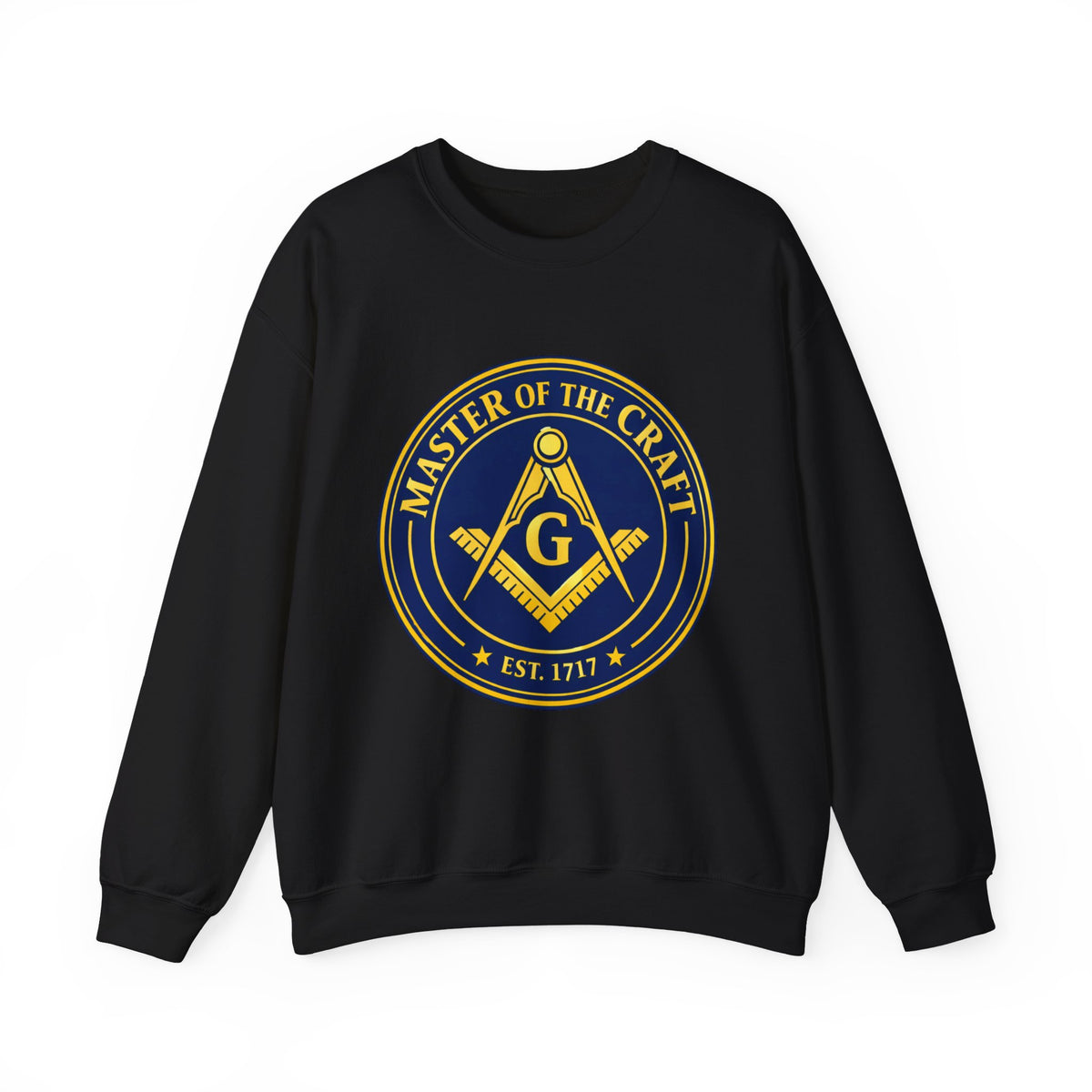 Master Mason Blue Lodge Sweatshirt - Square & Compasses with G Master of The Craft