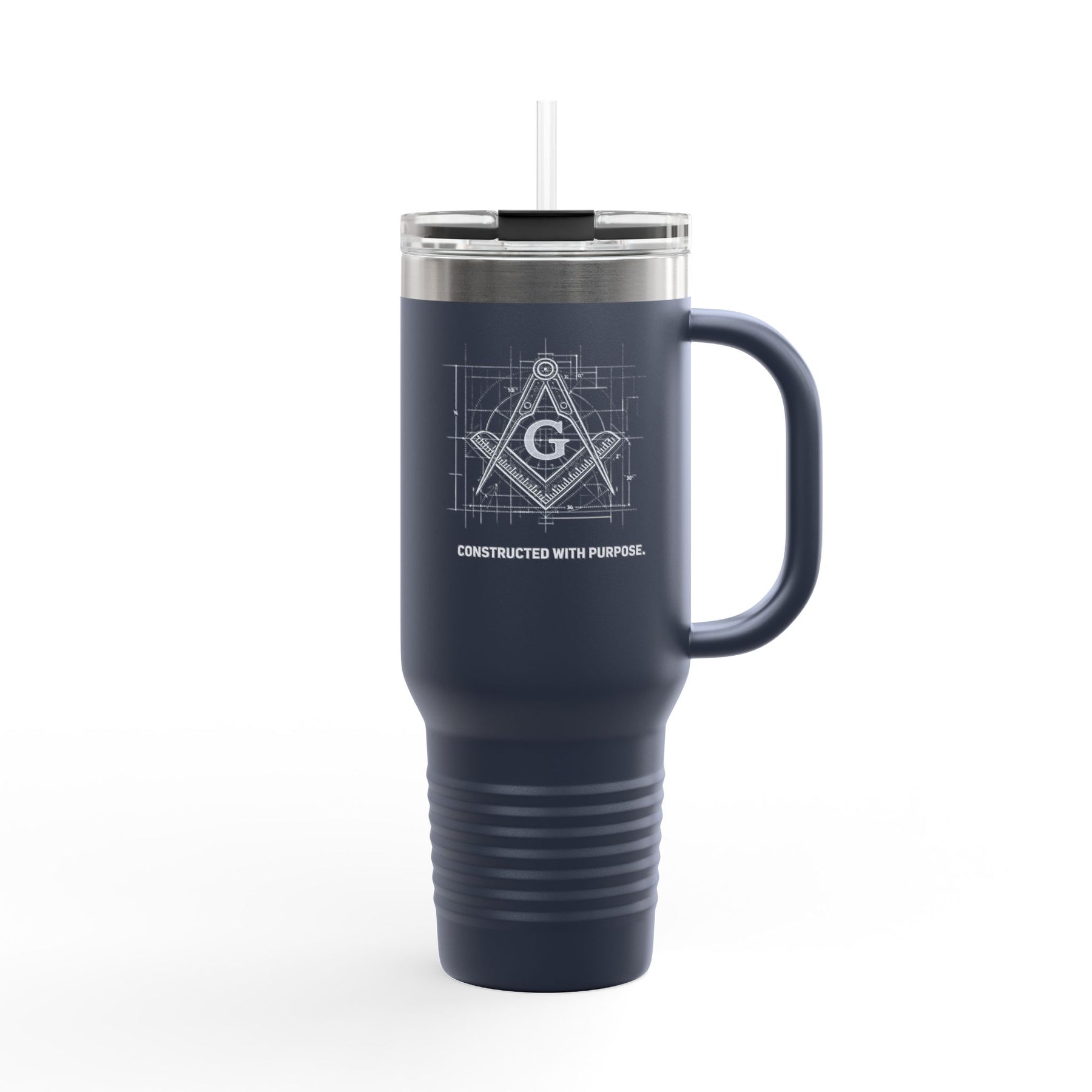 Master Mason Blue Lodge Ringneck Tumbler - Constructed with Purpose S&C G