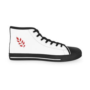 Red Branch of Eri Sneaker - High Top Black & White Red Branch - Bricks Masons