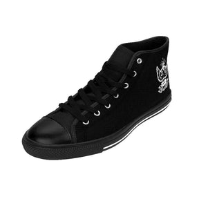 33rd Degree Scottish Rite Sneaker - Wings Up High Top Black & White