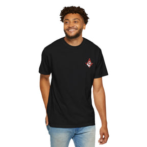 Master Mason Blue Lodge Canada Jurisdiction T-Shirt - Garment-Dyed Tee Various Colors - Bricks Masons